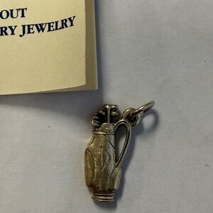 James Avery Silver Golf Bag Charm